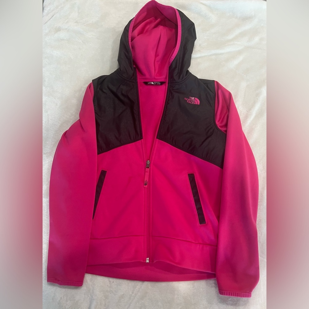 The North Face Fuchsia and Black Ski Jacket